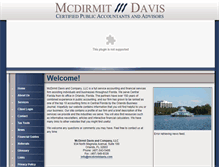 Tablet Screenshot of mcdirmitdavis.com